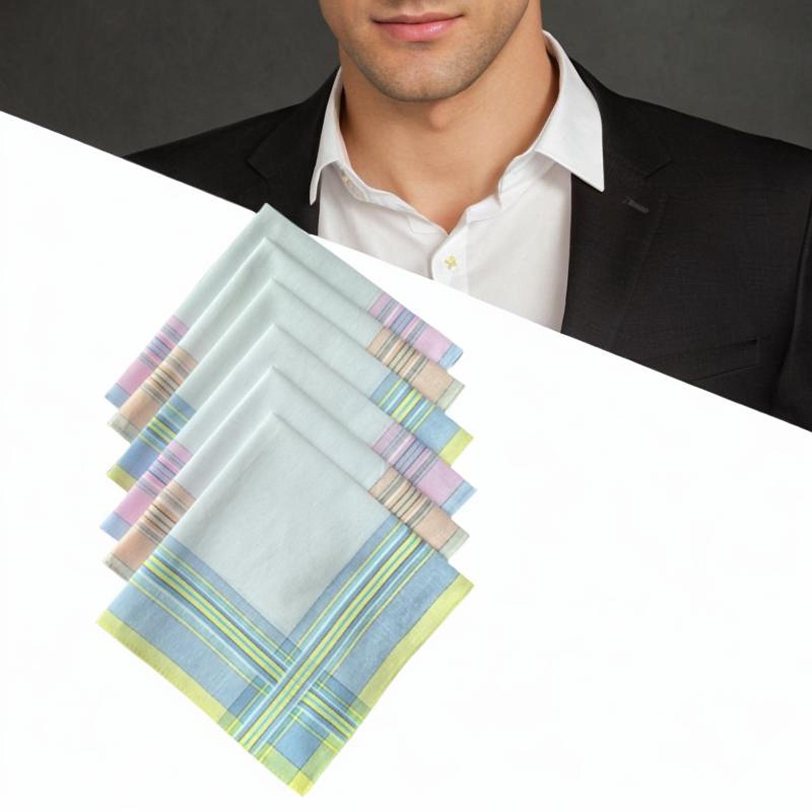 Handkerchief Cotton Men - 6 Buah Sapu Tangan Katun Pria