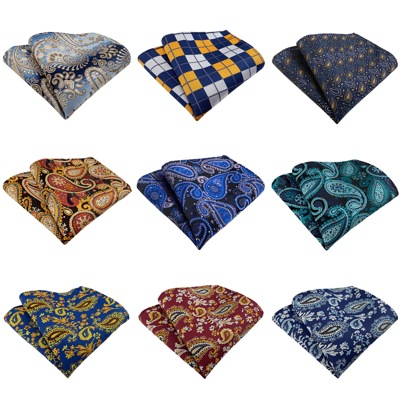 Pocket Square Set - Saputangan Saku Gaya Terbaru Elegan Biru