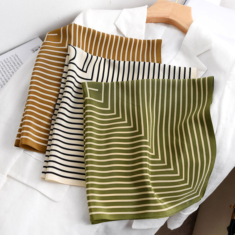 Ascot Neck Scarf - Syal rambut kepala leher sutra 100%