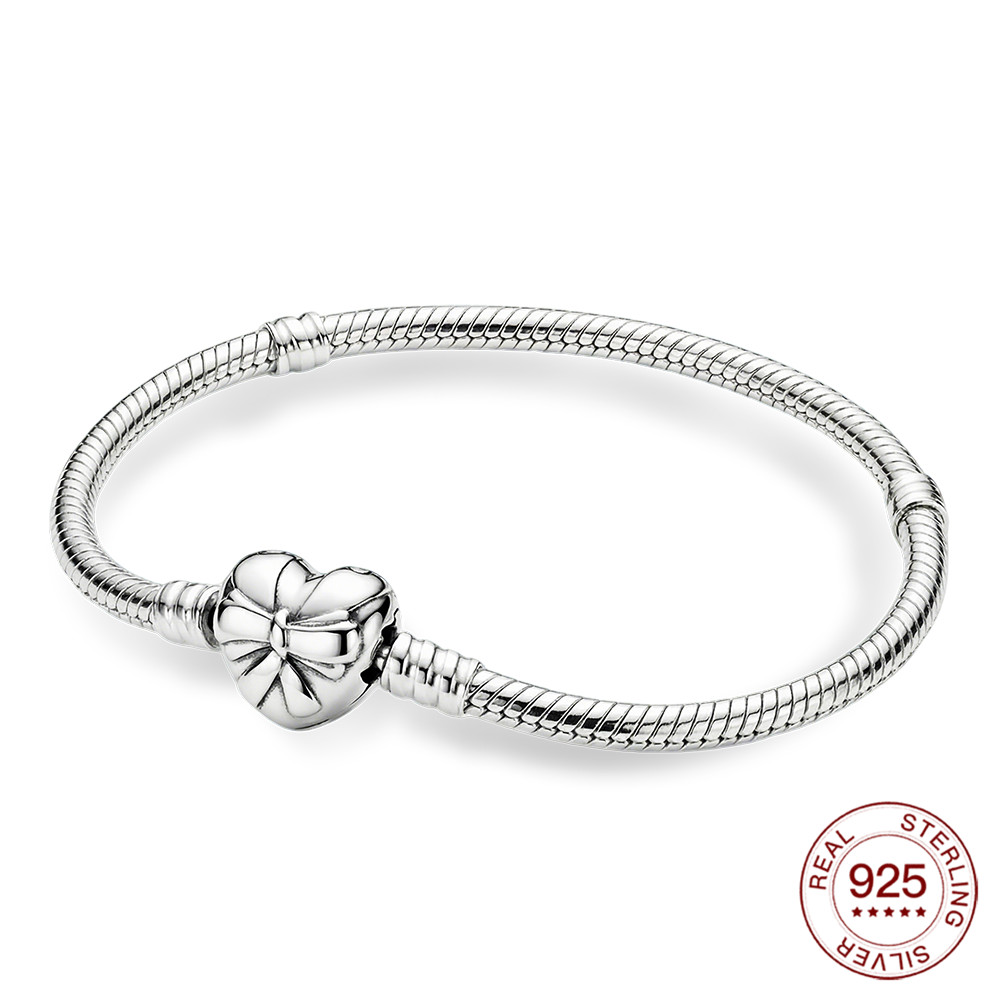 Tie Clip Silver - Gelang Rantai Ular Perak Sterling 925