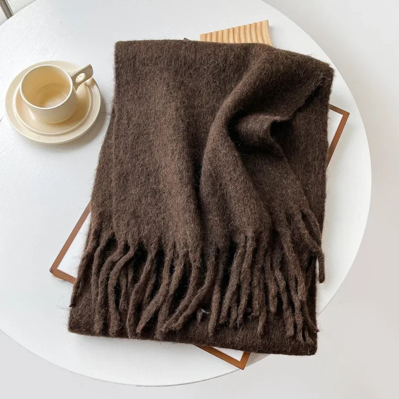 Muffler Men Wool - Syal Wanita Musim Gugur Musim Dingin