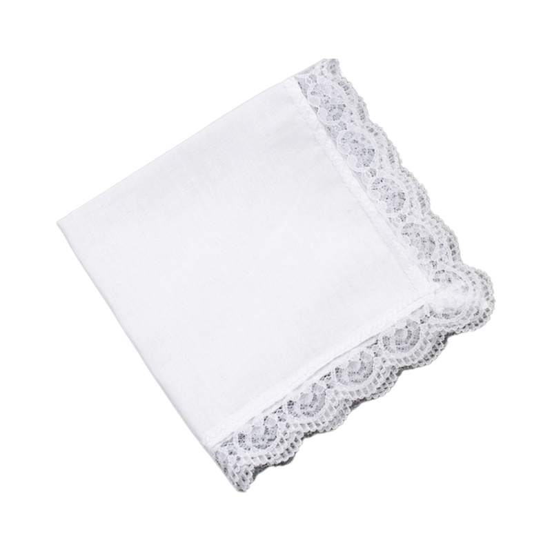 Handkerchief Cotton Men - D0UB Sapu Tangan Putih Ringan Sapu