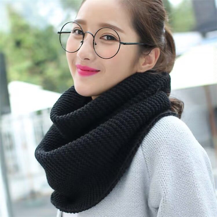 Infinity Scarf Knit - Syal Musim Dingin untuk Wanita Syal