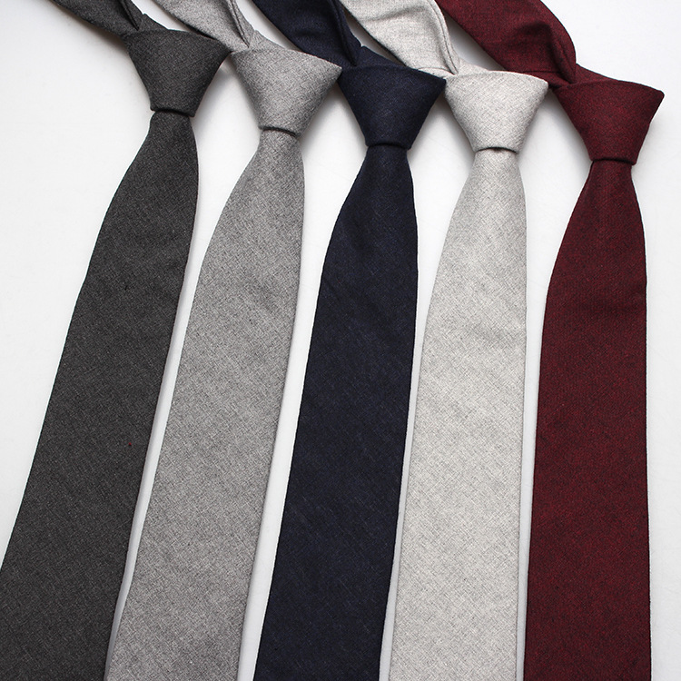 Skinny Tie Men - Linbaiway Dasi Pria Ramping Polos Dasi