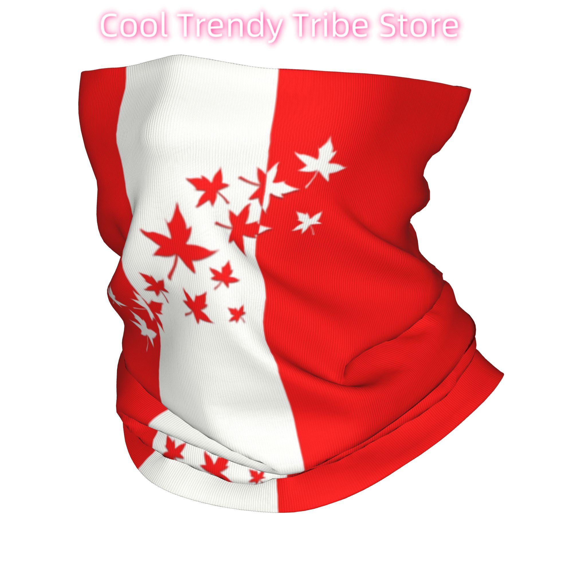 Neck Warmer Tube - Penutup Kepala Musim Dingin Motif Daun