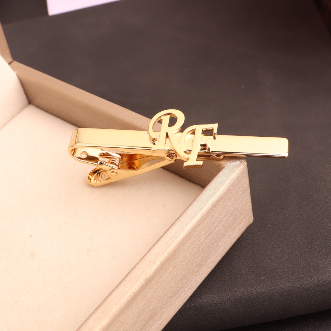 Tie Clip Silver - Klip Dasi Awal Kustom untuk Pengantin