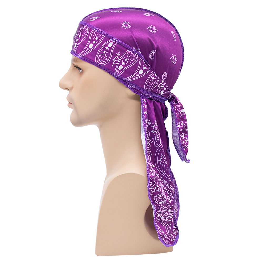 Bandana Doo Rag - Kerudung Sutra Panjang Unisex Muslim Doo