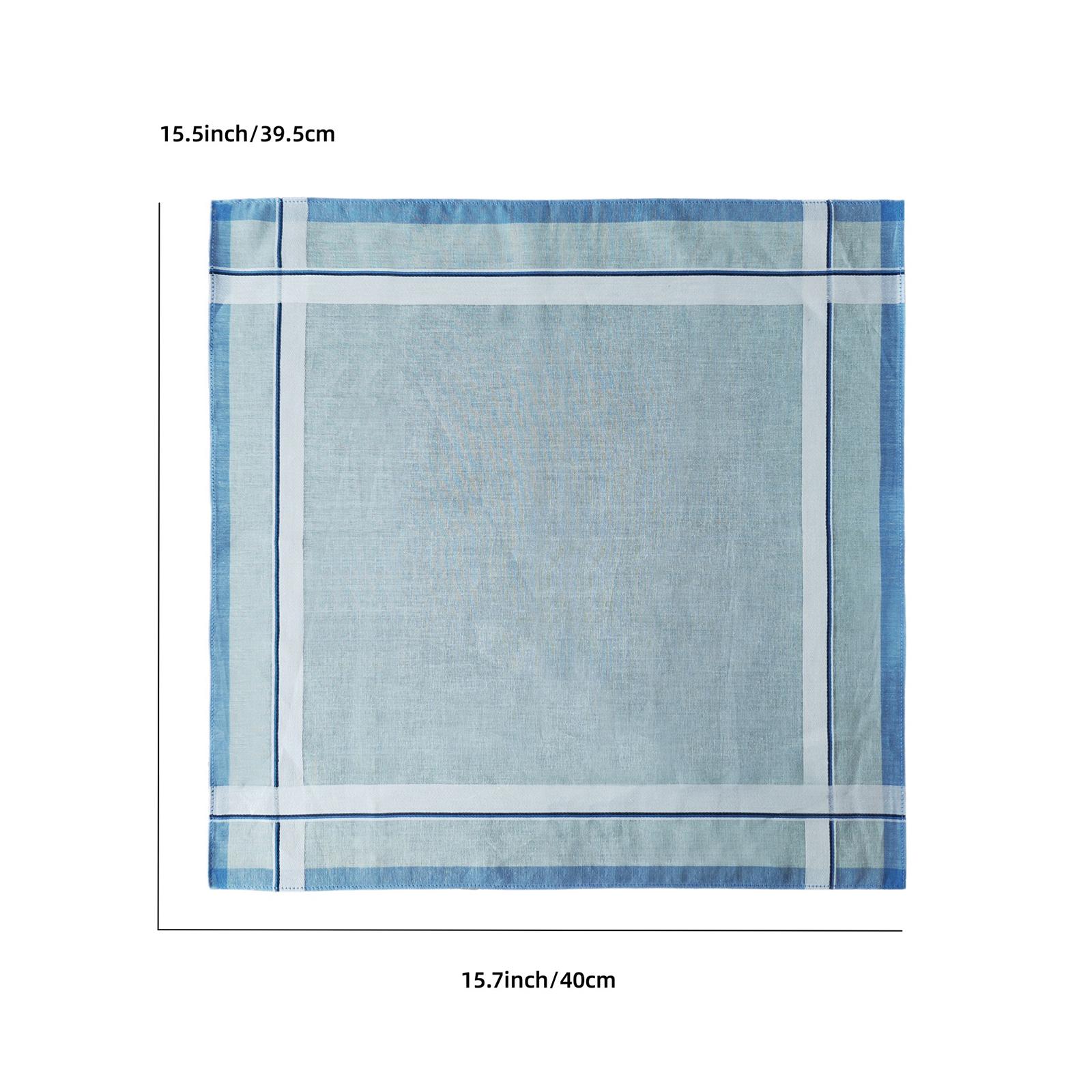 Handkerchief Cotton Men - 6 Buah Sapu Tangan Saku 40cm