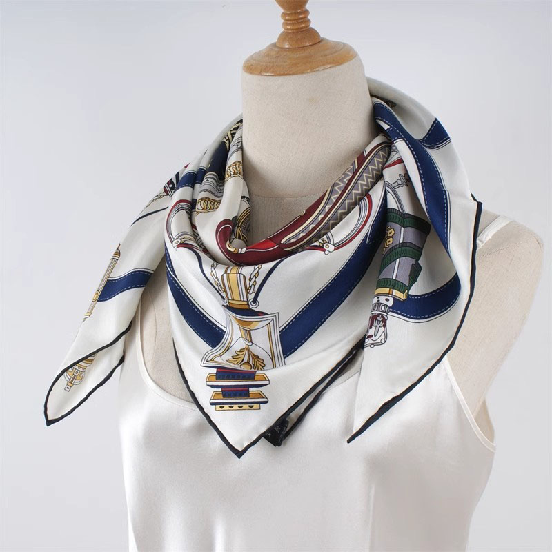 Silk Neck Scarf - Syal syal sutra asli 100% syal