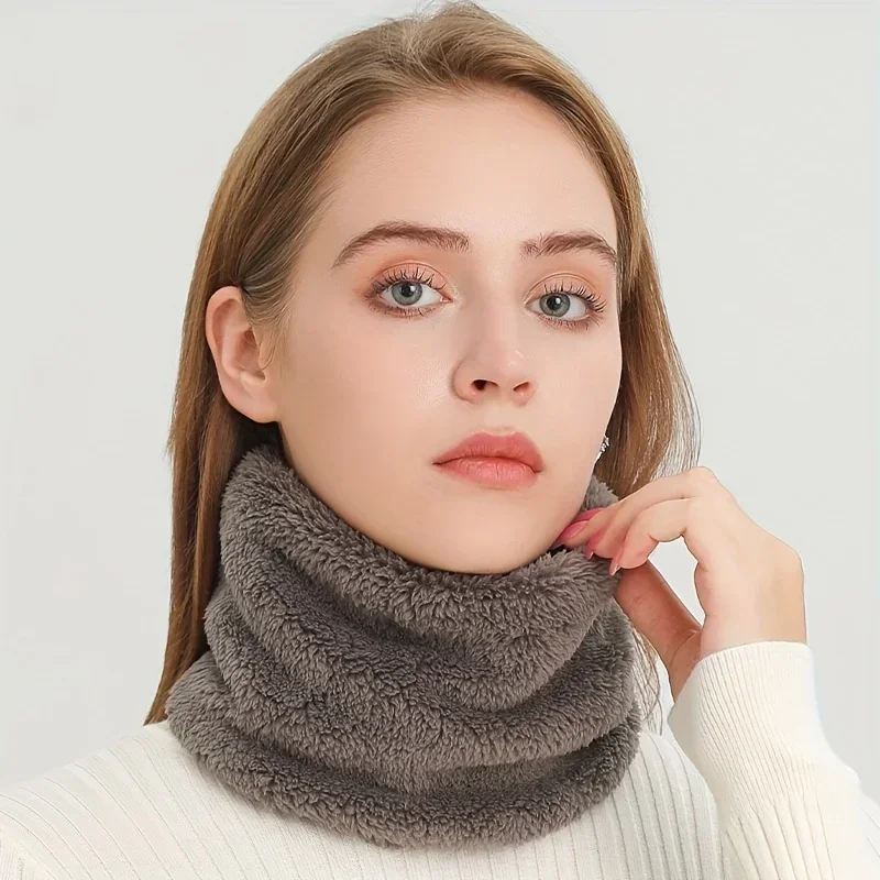 Infinity Scarf Knit - Syal Infinity Bulu Anti Angin Warna