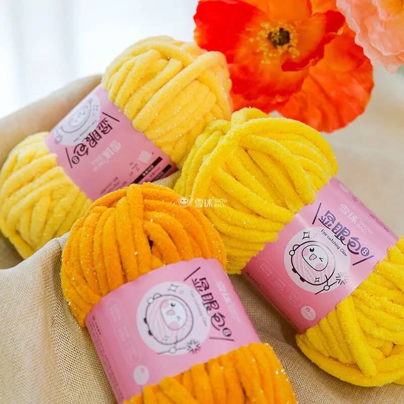 Woven Scarf Blanket - 100g 32m 10mm Benang Sutra Chenille