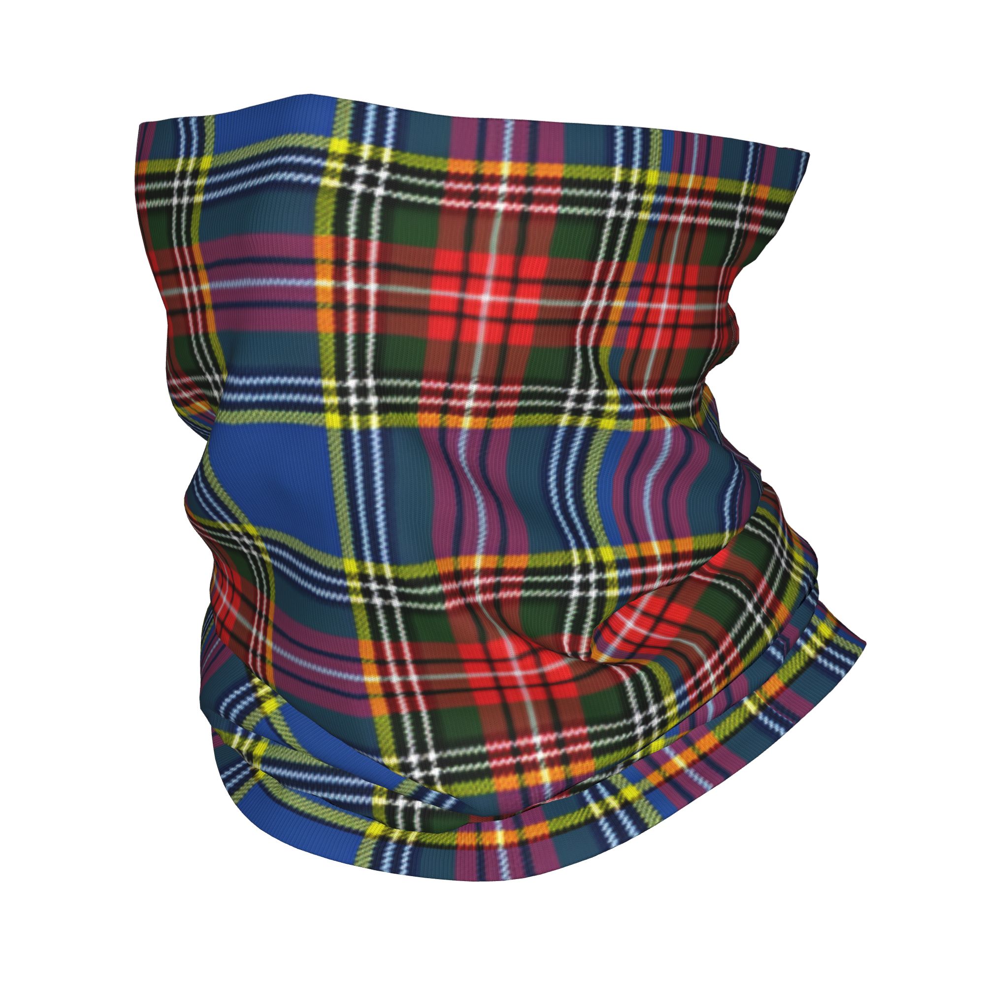 Neck Warmer Tube - Penutup Kepala Musim Dingin Motif Tartan