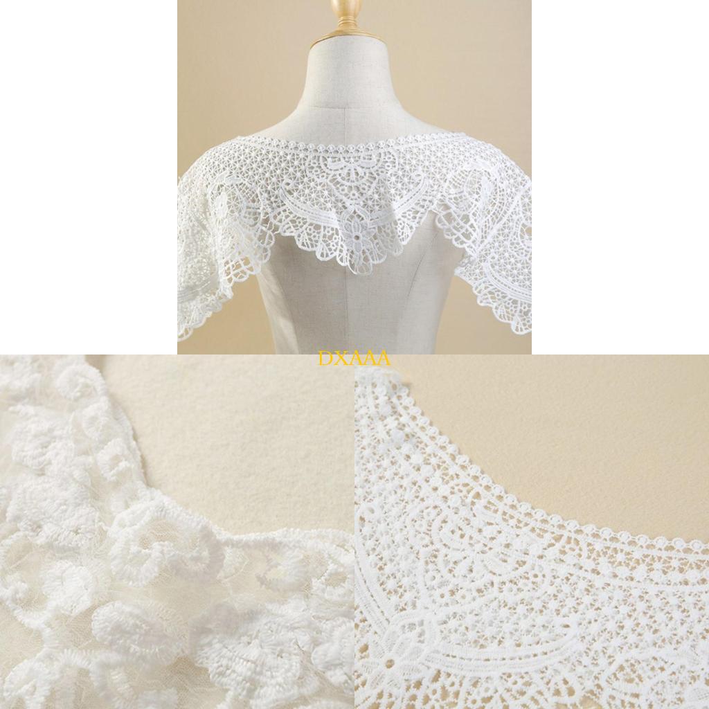 Stole Wedding Shawl - DXAA Wanita Bordir Bunga Renda Selendang