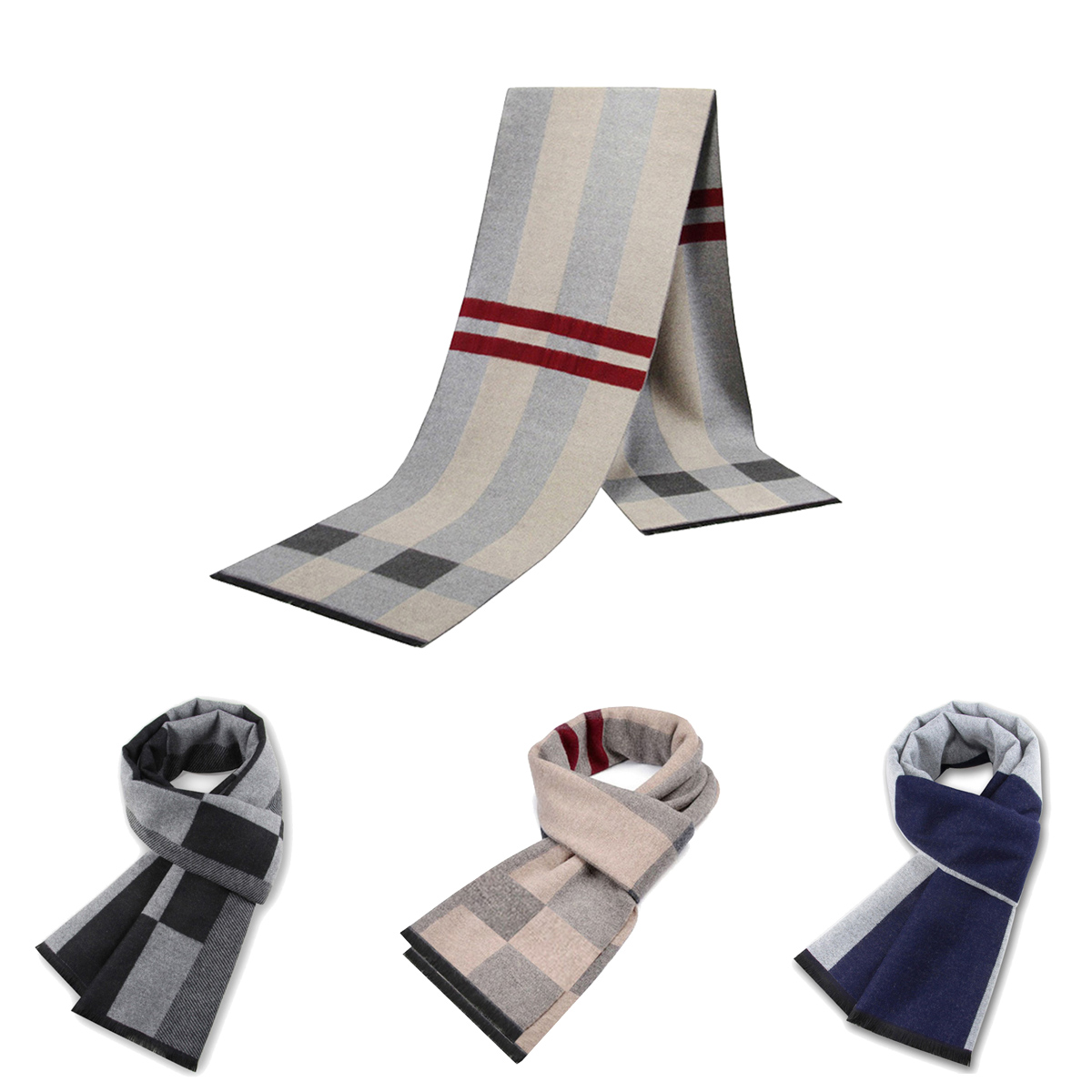 Muffler Men Wool - Syal Pria untuk Pria Syal Kasmir