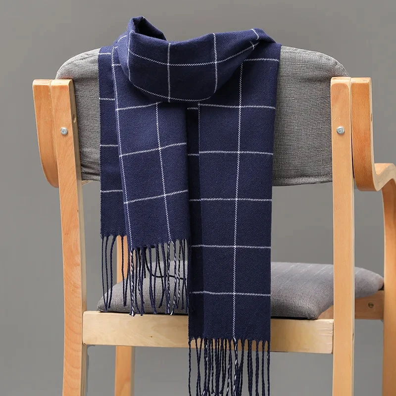 Muffler Men Wool - Syal pria musim dingin baru 2024