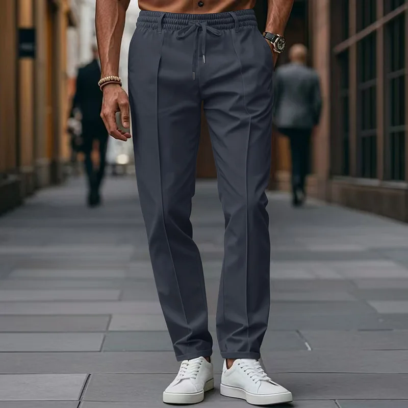 Celana Kasual Pria Gaya Amerik - Skinny Tie Men ulasan dan harga