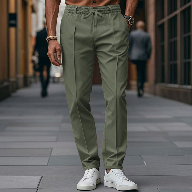 Celana Kasual Pria Gaya Amerik - Skinny Tie Men ulasan dan harga