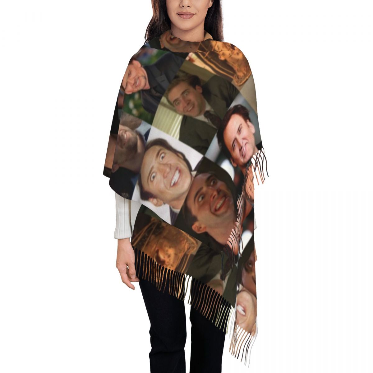 Selendang Nicolas Cage dengan  - Pashmina Wrap Large ulasan dan harga