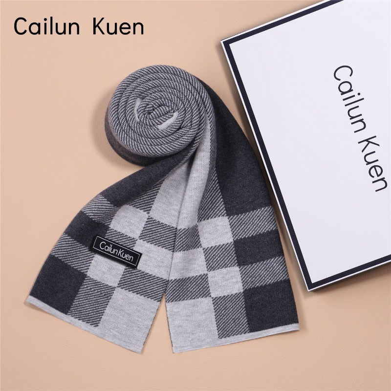 Syal Rajut Wol Campuran Serbag - Muffler Men Wool ulasan dan harga