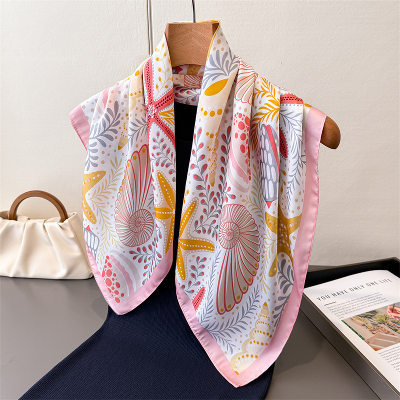 Syal Persegi Cetak Baru untuk  - Face Scarf Mask ulasan dan harga