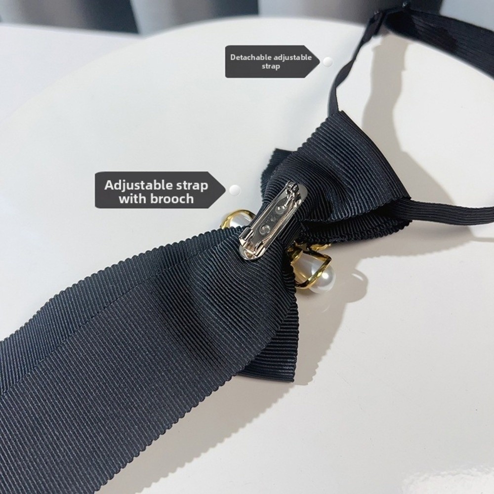 Dasi kupu-kupu hitam Y2K, kalu - Bow Tie Pre Tied ulasan dan harga