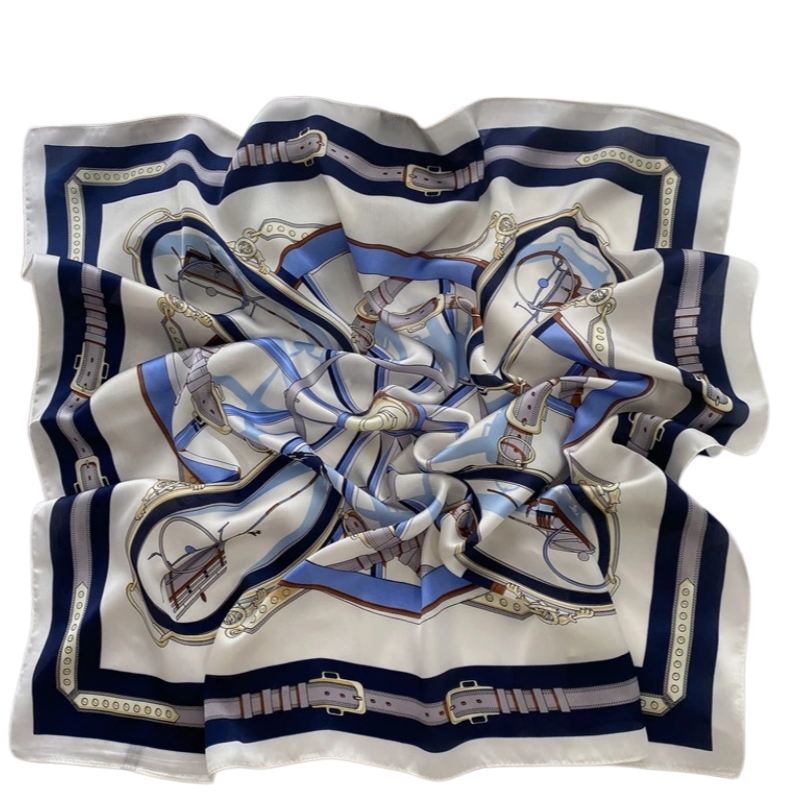 Syal persegi motif vintage mod - Face Scarf Mask ulasan dan harga