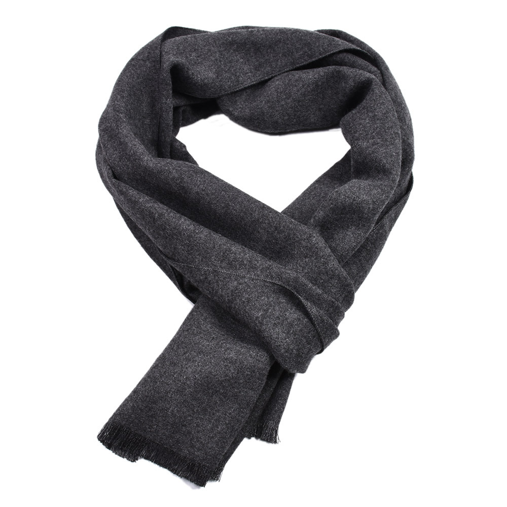 Syal kasmir warna polos, syal  - Muffler Men Wool ulasan dan harga