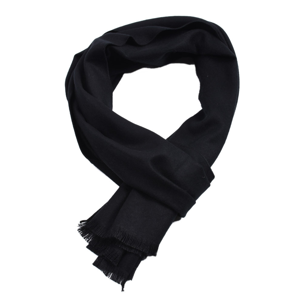 Syal kasmir warna polos, syal  - Muffler Men Wool ulasan dan harga