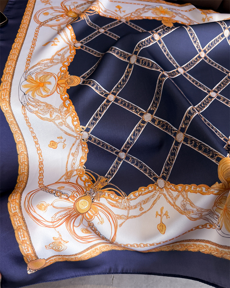 Syal Sutra Persegi Motif Ranta - Scarf Silk Square ulasan dan harga