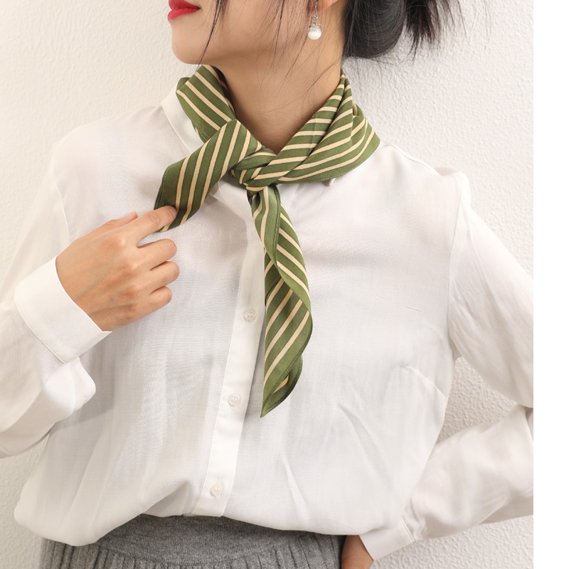 Syal rambut kepala leher sutra - Ascot Neck Scarf ulasan dan harga