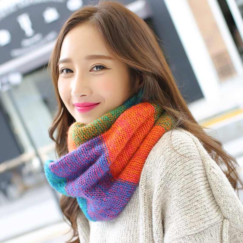 VISROVER Syal Warna Wanita Mus - Infinity Scarf Knit ulasan dan harga