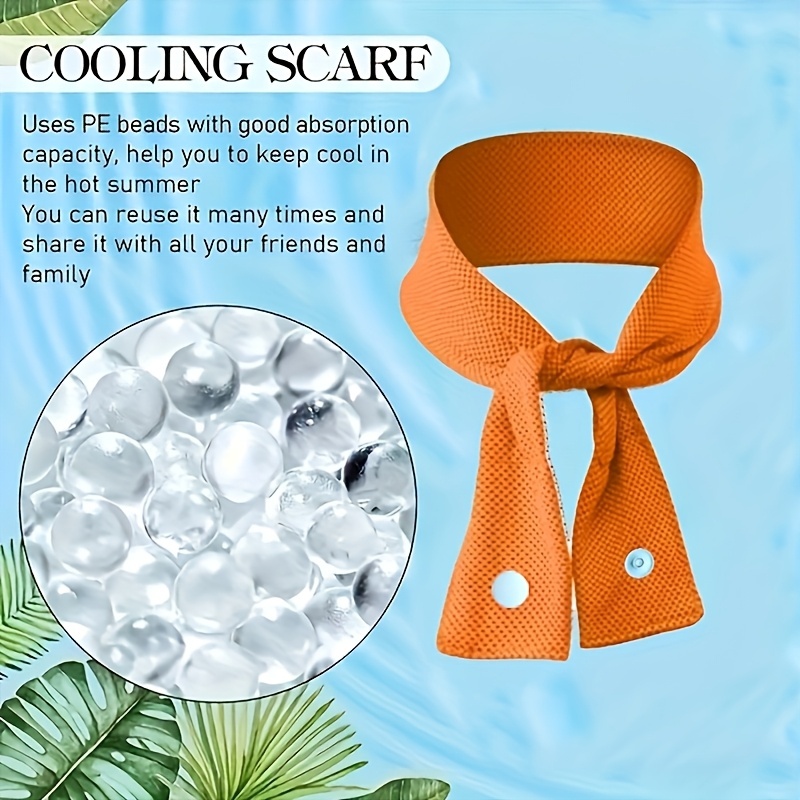 Kain Penutup Leher Pendingin,  - Silk Neck Scarf ulasan dan harga