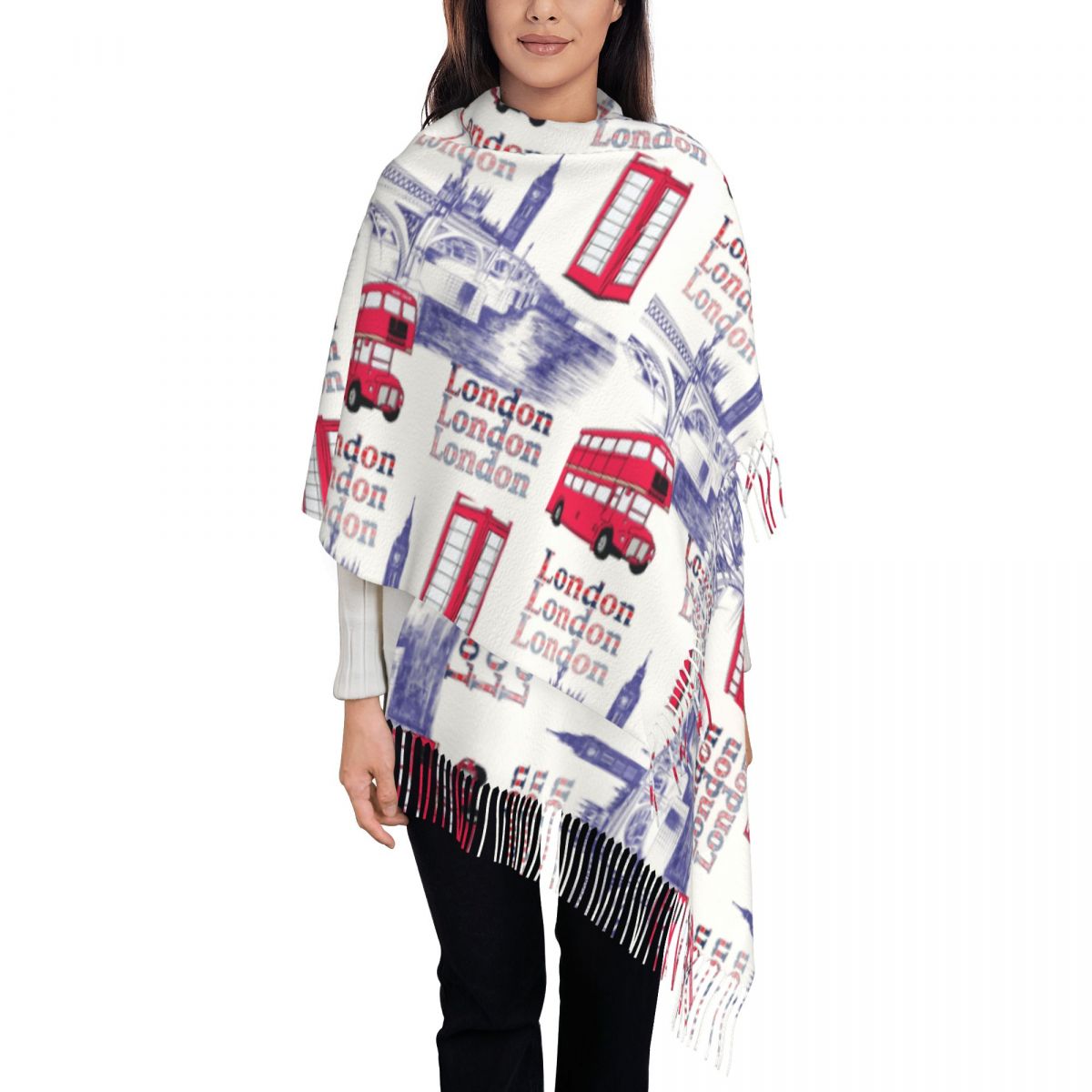 Selendang Panjang Besar Hangat - Pashmina Wrap Large ulasan dan harga