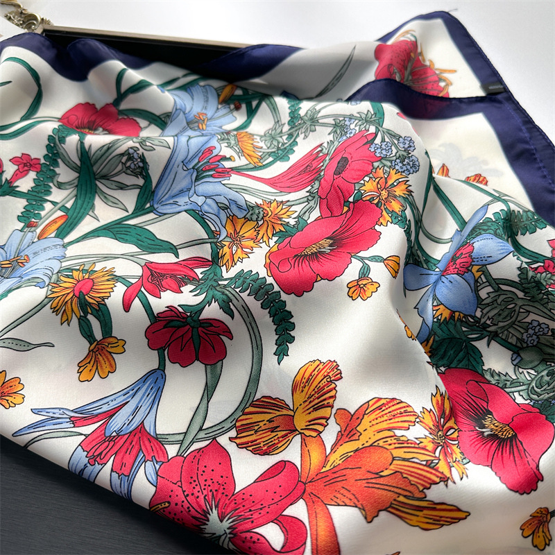 70*70cm Fashion sapu tangan sy - Scarf Silk Square ulasan dan harga