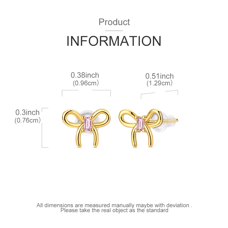 Anting Perak 925 Berlapis Emas - Tie Clip Silver ulasan dan harga
