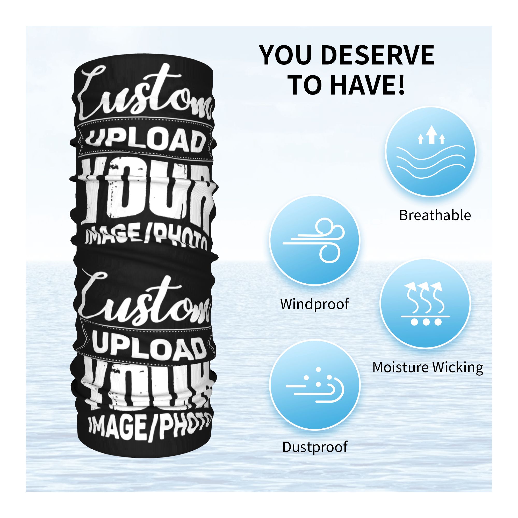 Desain Kustom Anda Di Sini: Ba - Neck Warmer Tube ulasan dan harga