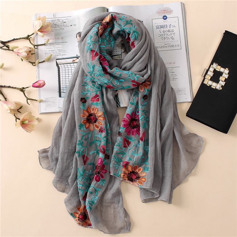 Selendang Syal Viscose Bordir  - Bandana Cotton ulasan dan harga