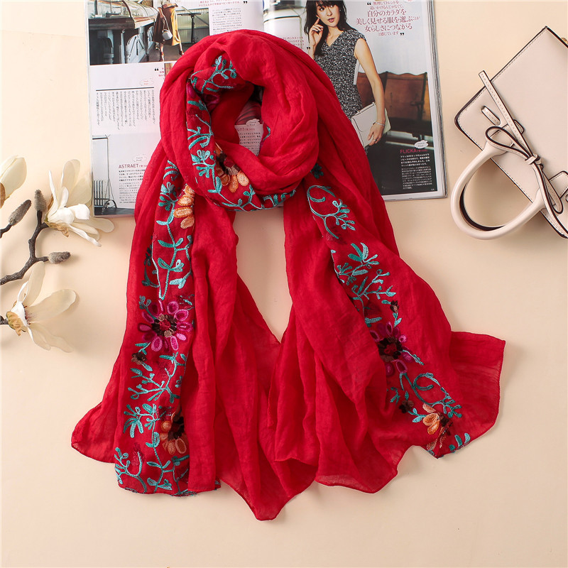 Selendang Syal Viscose Bordir  - Bandana Cotton ulasan dan harga