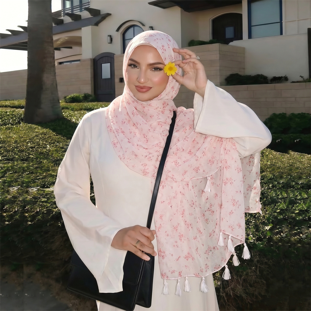 Hijab Wanita Berumbai, Syal Le - Face Scarf Mask ulasan dan harga