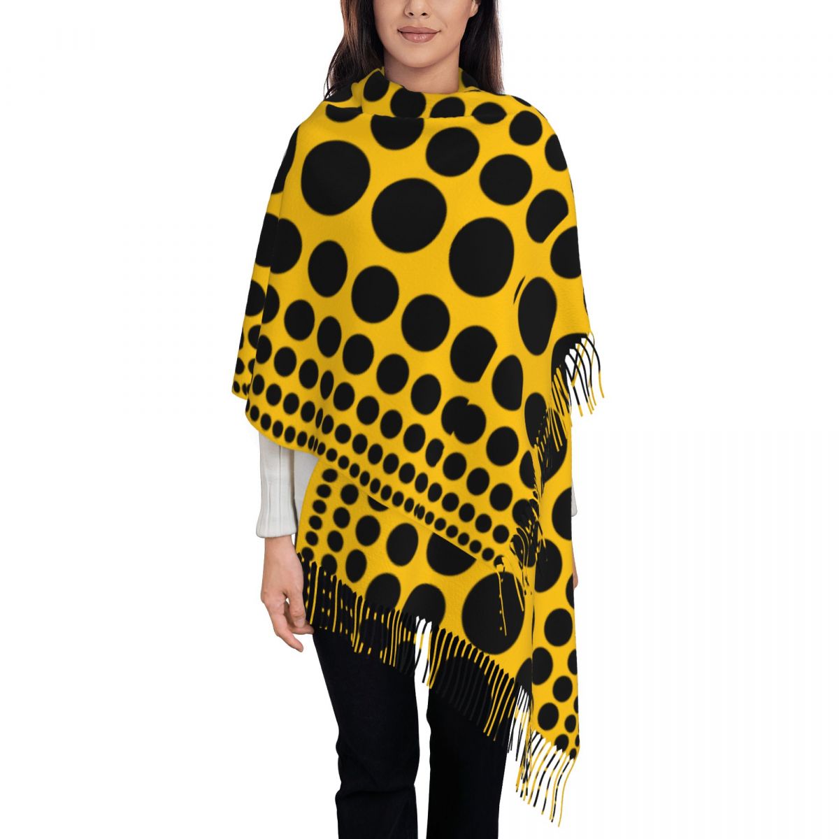 Syal Polka Dot tak terbatas un - Infinity Scarf Knit ulasan dan harga