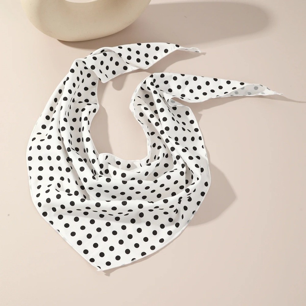 Syal Segitiga Polkadot Warna S - Bandana Cotton ulasan dan harga