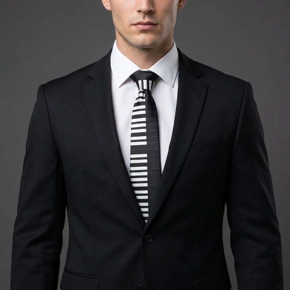 Dasi Piano Tipis Sederhana Put - Skinny Tie Men ulasan dan harga
