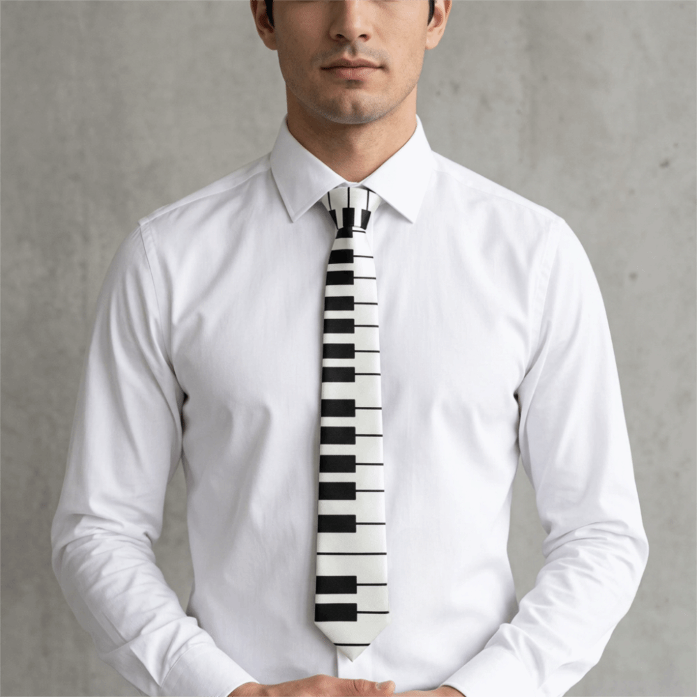 Dasi Piano Tipis Sederhana Put - Skinny Tie Men ulasan dan harga