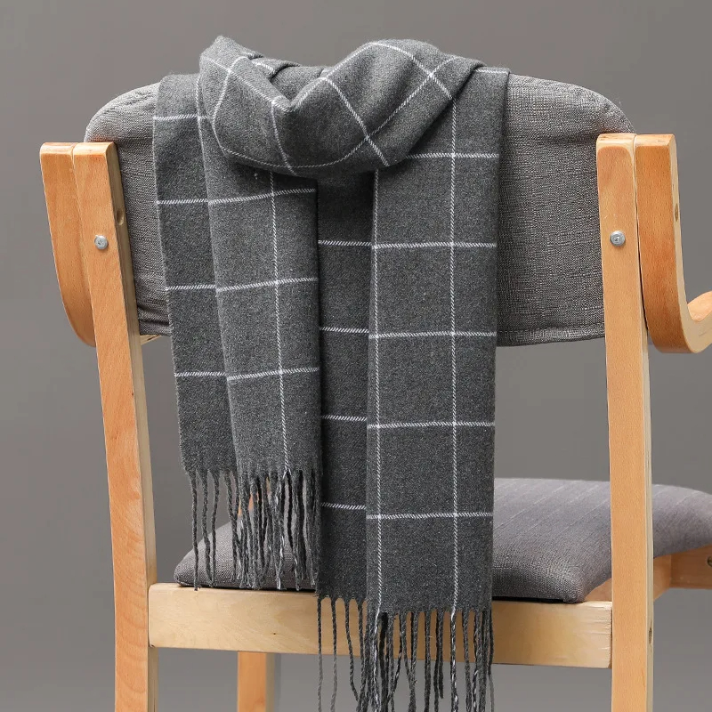 Syal pria musim dingin baru 20 - Muffler Men Wool ulasan dan harga