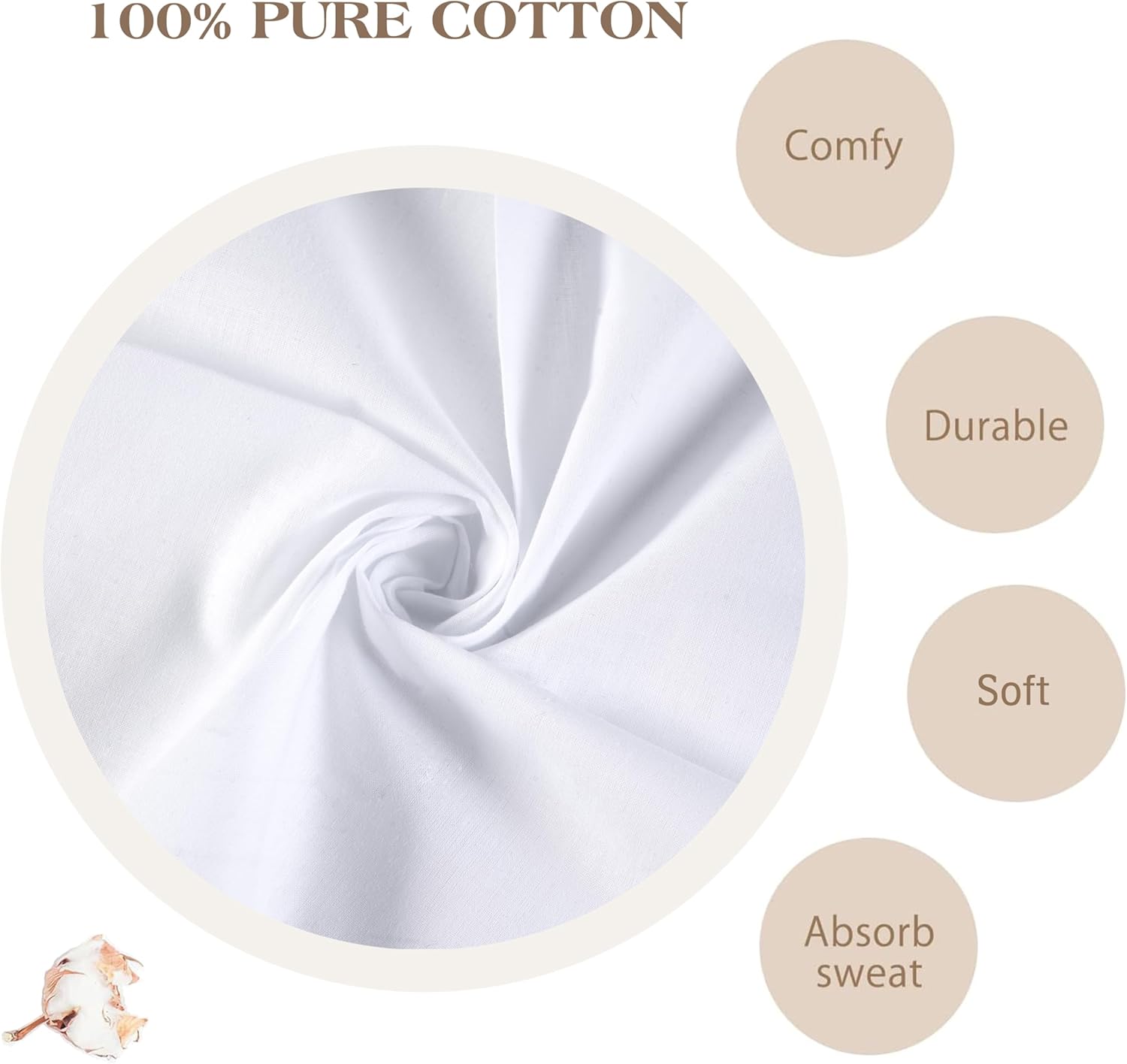 Saputangan Pria Putih Murni 10 - Handkerchief Cotton Men ulasan dan harga