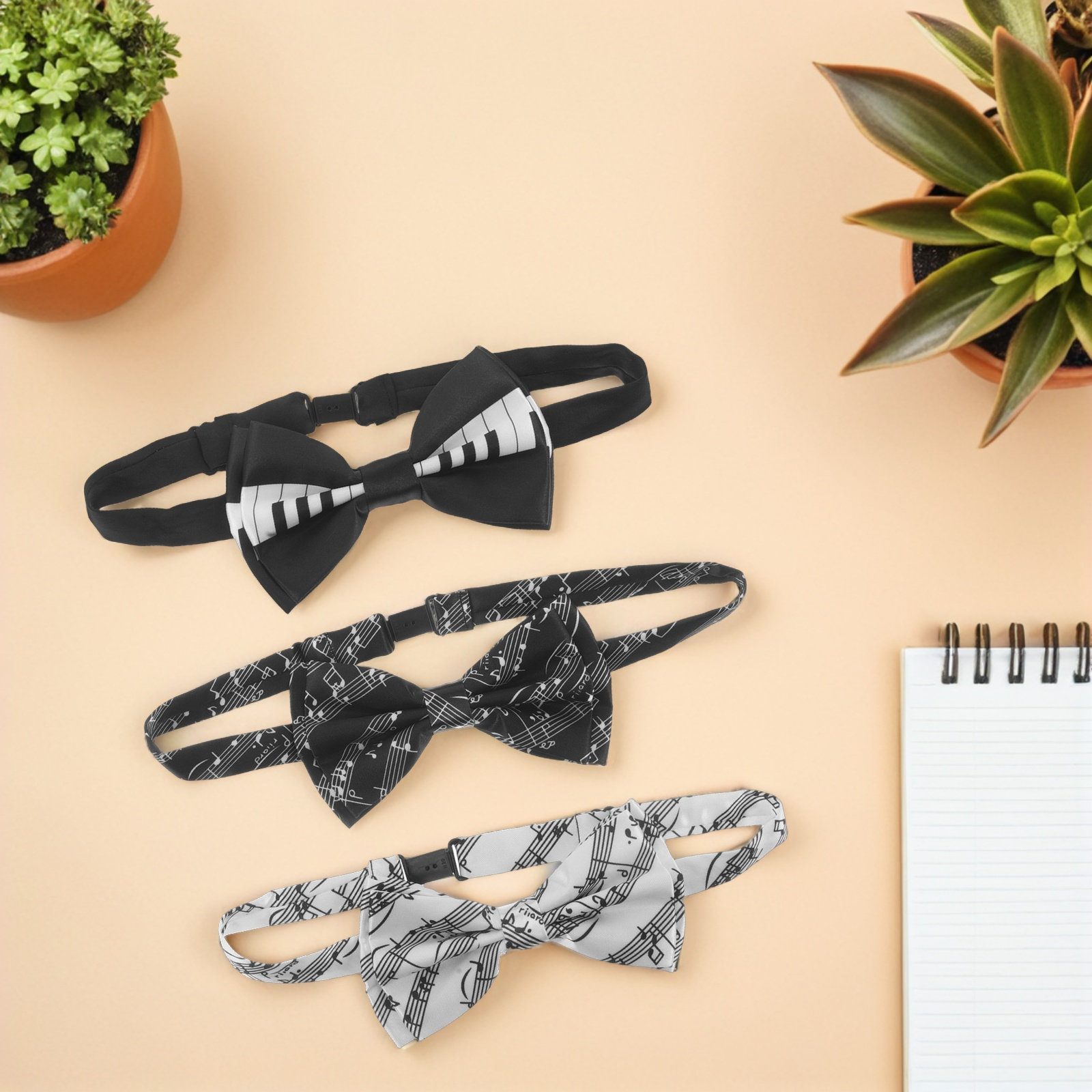 3Pcs Set Dasi Kupu-Kupu Motif  - Bow Tie Pre Tied ulasan dan harga