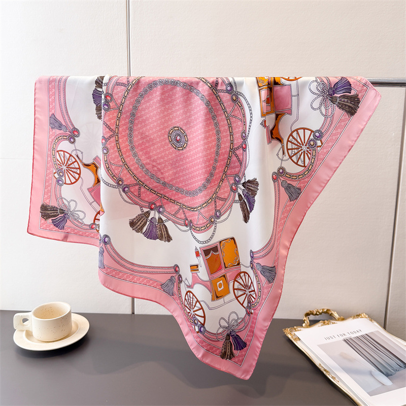 Selendang Sutra Mewah Motif Ce - Head Wrap Turban ulasan dan harga