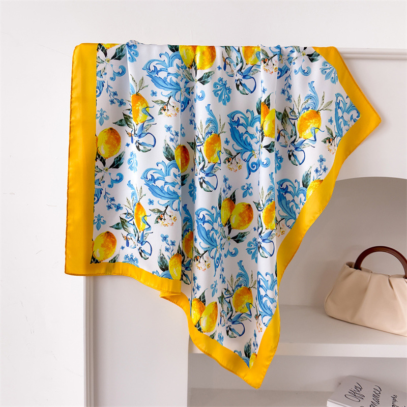 Selendang Sutra Mewah Motif Ce - Head Wrap Turban ulasan dan harga