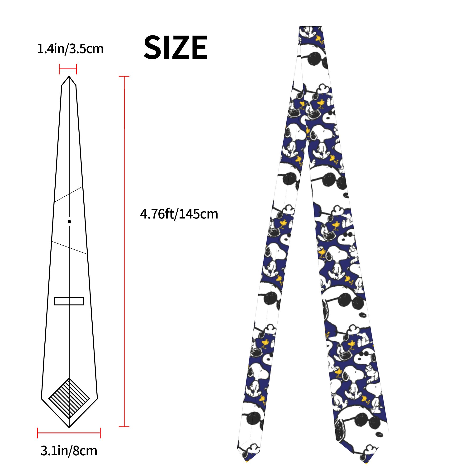 Dasi Snoopys Woodstock Unisex  - Skinny Tie Men ulasan dan harga