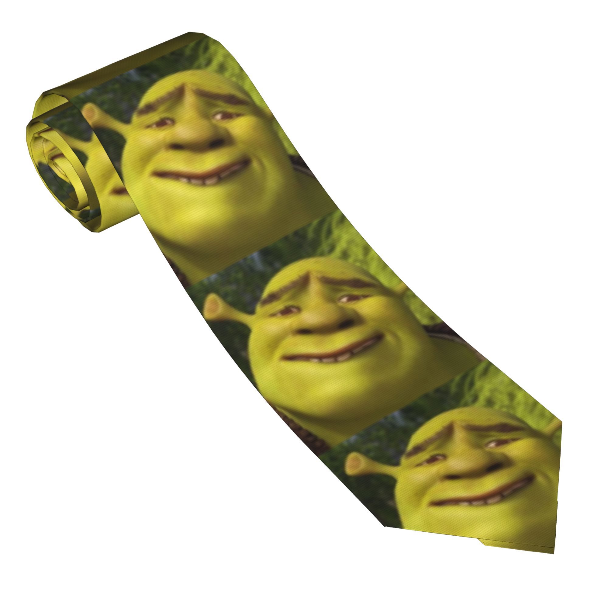 Dasi Anime Shrek Memes Pria Ba - Skinny Tie Men ulasan dan harga